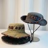 National Wind Western Cowboy Hat Breathable Anti-uv Bucket Hat Causal Sunshade Bonnie Caps Travel