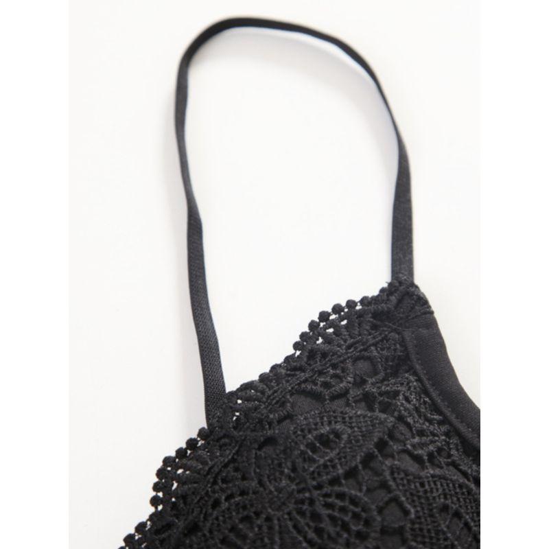 Sleeveless Lace Slim Fit Camisole TOPV Collar Sleeveless Lace Silm Sling Tops