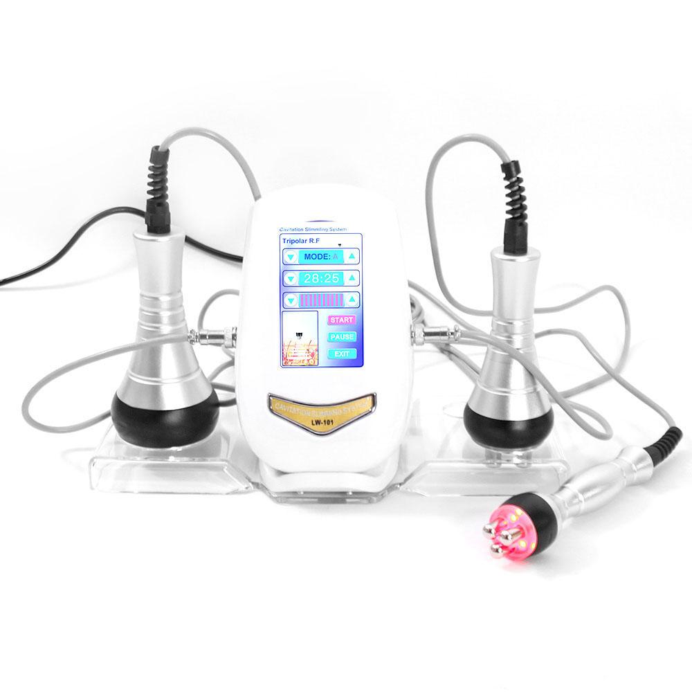 40K kavitasjoner Kroppsslankemaskin RF Tripolar Skin Rejuvenation Lifting Machine Multipolar