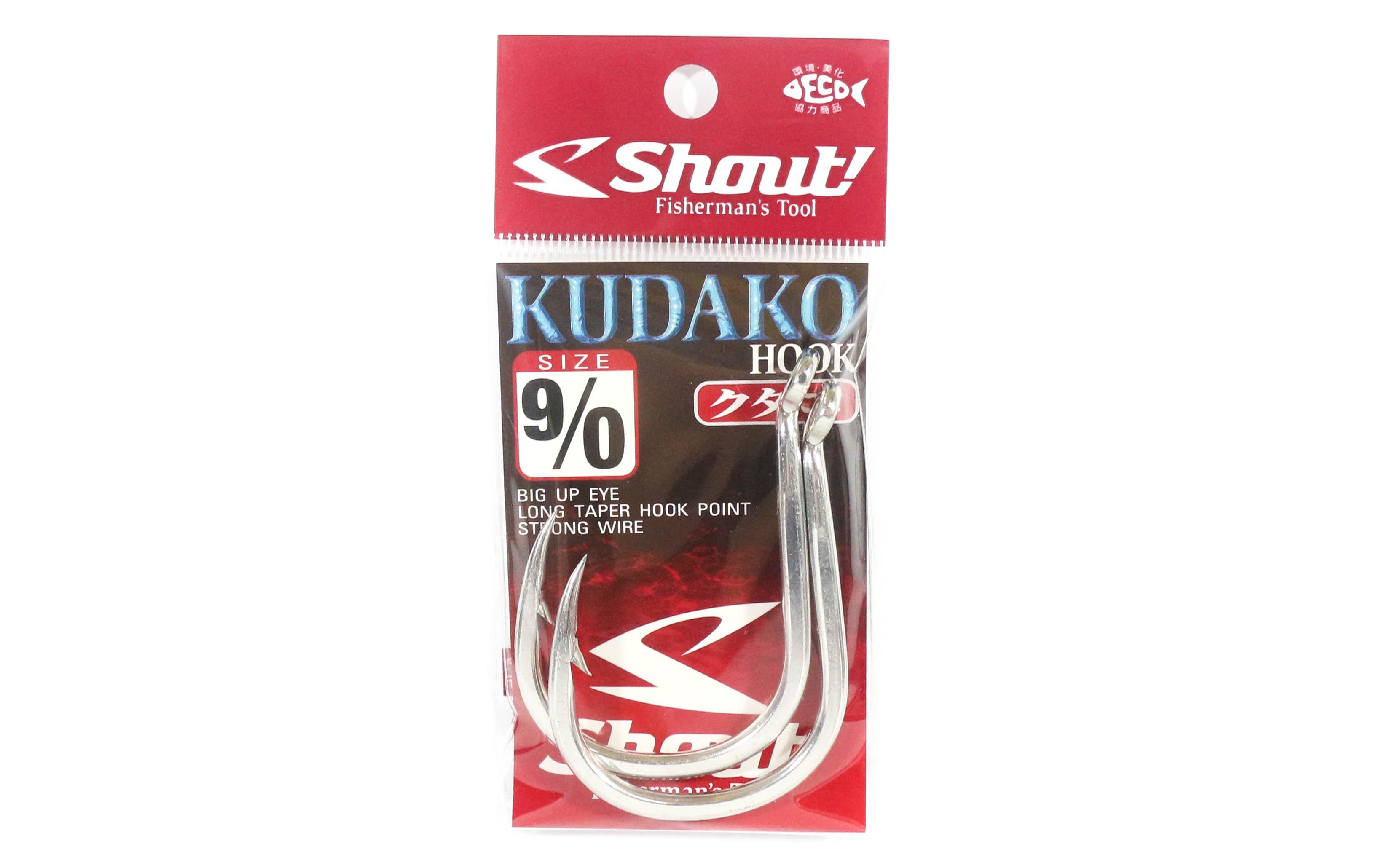 

Shout 04-KH Kudako Power Jigging одинарный крючок, серебро, размер 9/0 (9983)