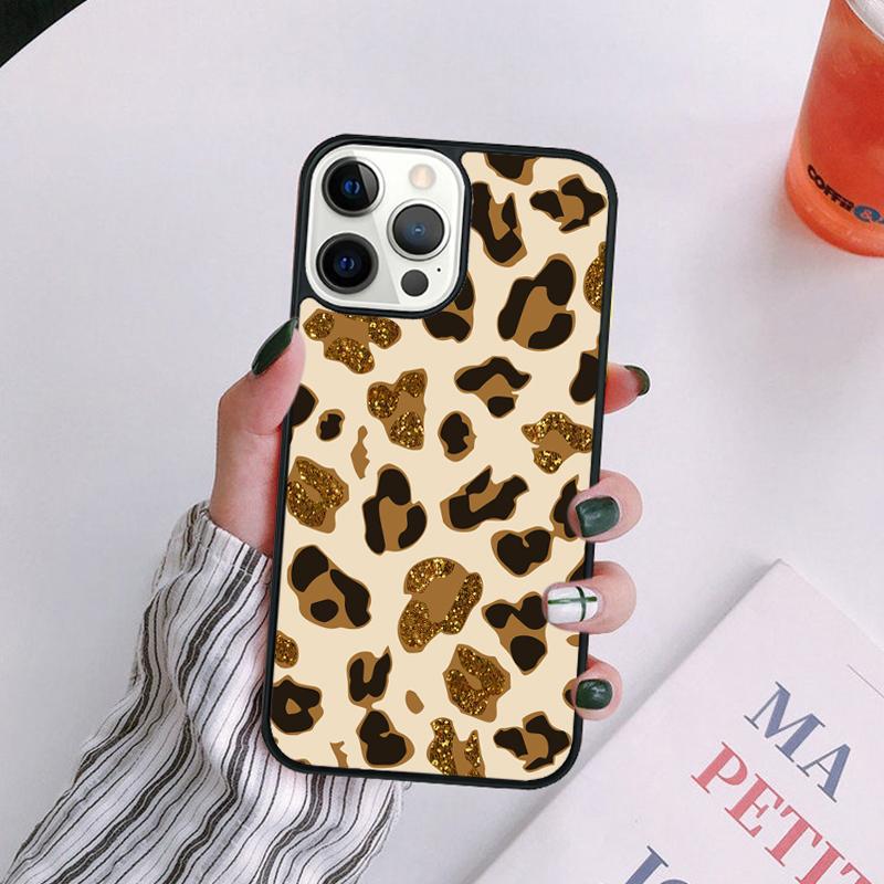 Fashion Tiger Leopard Phone Case For iPhone 17 Air 14 13 12 16Pro Max 15  Plus Max Cover Shell Coque