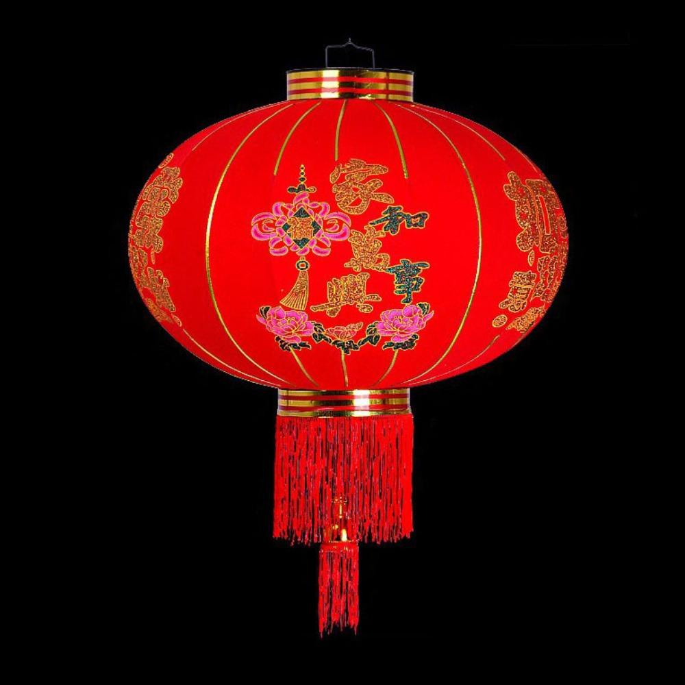with Tassel Year of the Horse Lantern Red Chinese New Year Lantern  for Spring Festival Decoration
