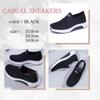FARFADET Lightweight Mesh Perfect for Gym and Indoor Comfortable Walking Shoes for and Breathable Mesh Material for and Black Slip-On Sneakers,