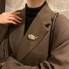 Opal Wheat Corsage Luxury Brooch Female Tide Internet Celebrity Anti-Light Buckle Personalized Pin Fixed Clothes Accessories