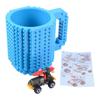 Building Block DIY Assembly Mark Random Water Cup, Assembly DIY Assembly Coffee Cup Building Block Cup