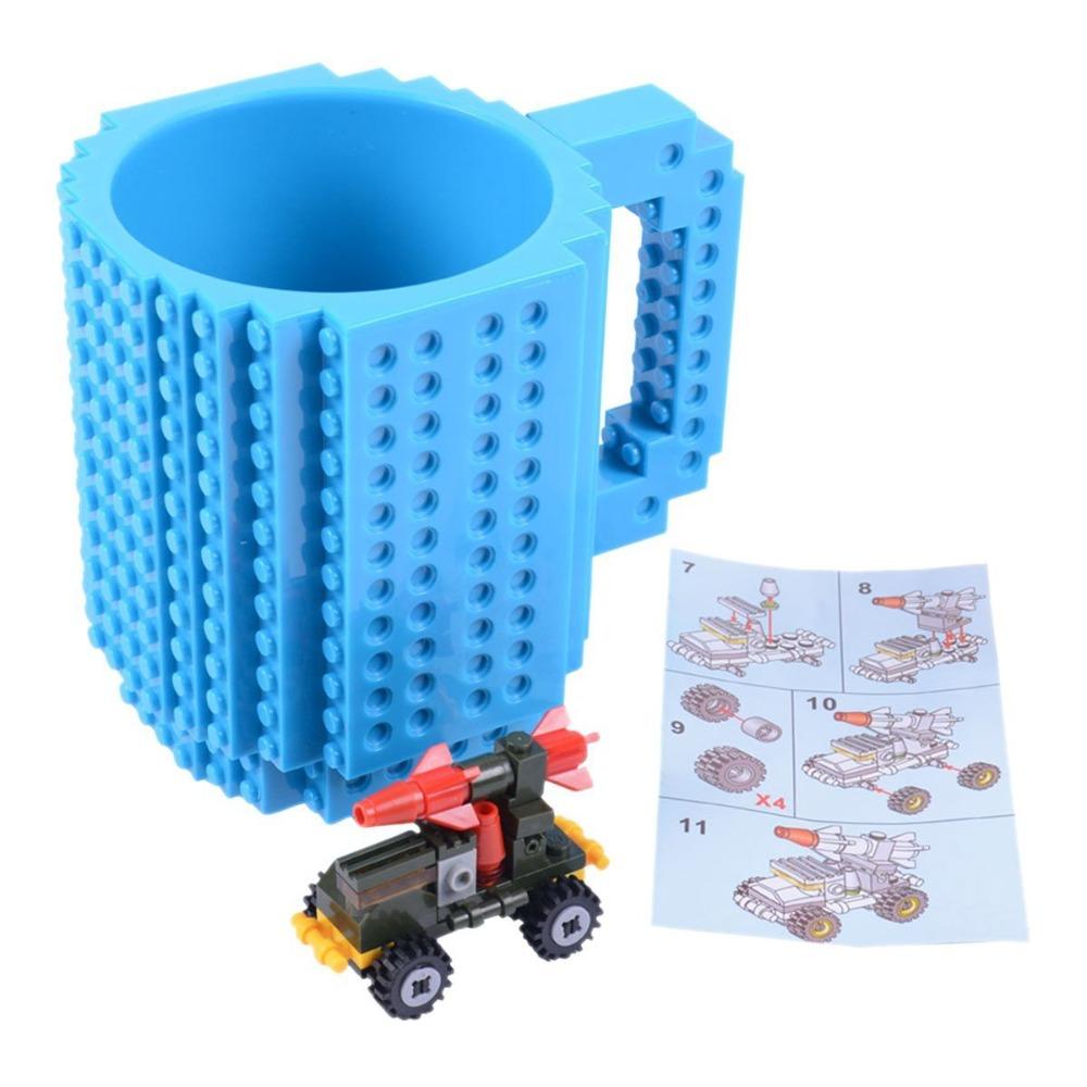 Конструктор DIY сборка Случайная кружка для воды, сборка DIY сборка кофейная кружка-конструктор 301-400ml
