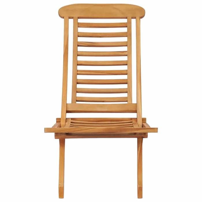 319163 vidaXL Folding Garden Chair 50x90x69 Cm Solid Teak Wood