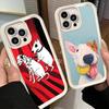 Phone Case for iPhone 17 Air 16E 15 16 Pro Max Bull Terrier Dog Cute Puppies Cover 14 Plus 13 12 Mini Soft Shell Silicone Fundas