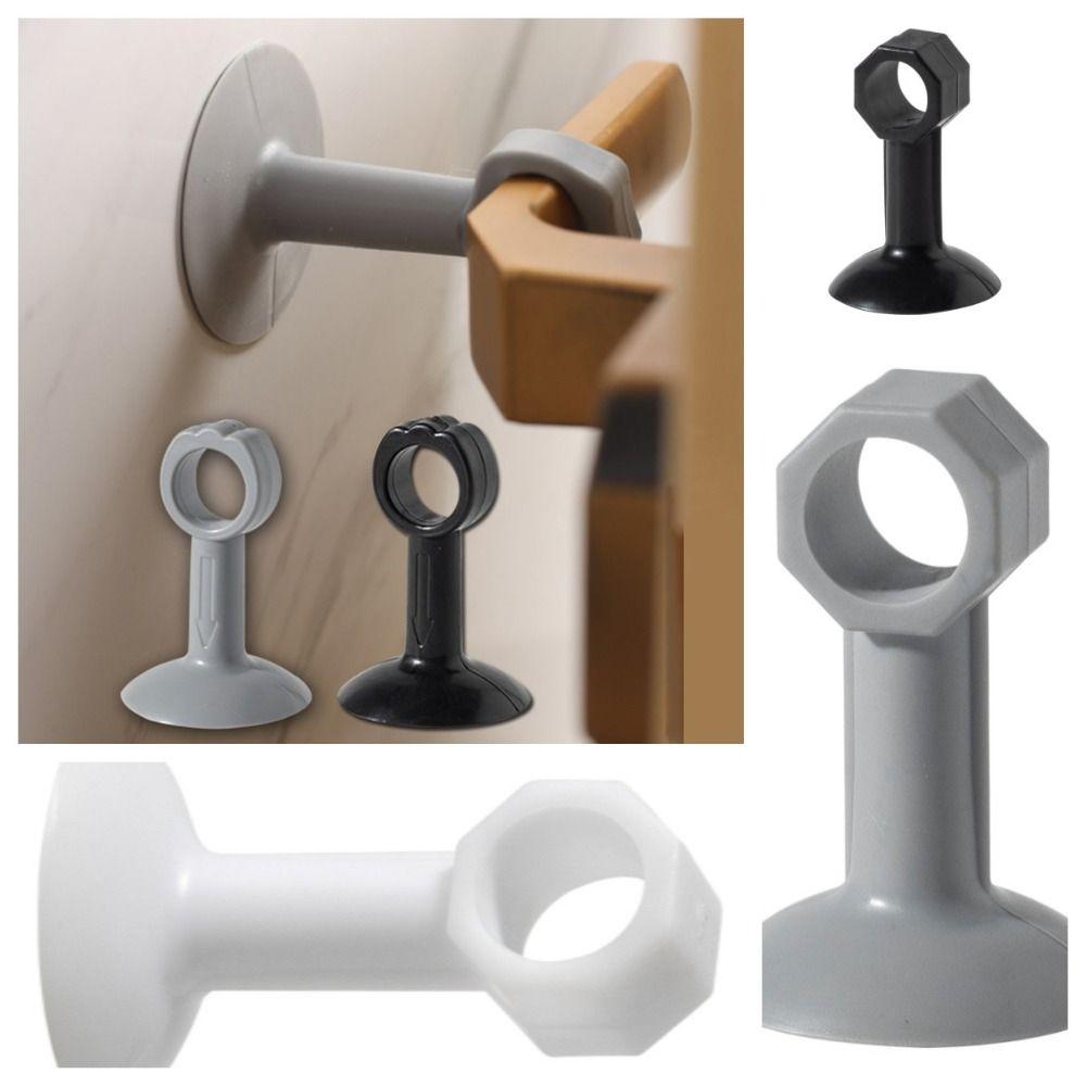 

2pcs Non-punchin Door Stopper Anti Collision Door Handle Buffer Mute Door Suction Cup Bedroom