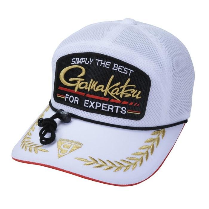 Gamakatsu All Mesh Cap (Wappen) GM9805 White LL
