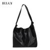 IELGY Casual Simple Soft Face Solid Color Ladies Big Bag