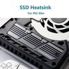 Replacement Aluminum Alloy SSD Heat Sink Heatsink Cooling NVMe SSD Radiator SSD Cooler for PS5 Slim/ PS5 Pro