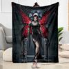 Gothic Style Blanket Comfortable Perfect for Livingroom Bed Seaside Four Seasons Multipurpose Warmthful Decor Best Holiday Gift for Friends Family