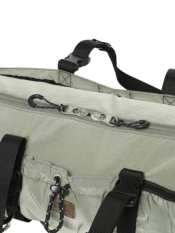 Bibissieoseu Utility Cylinder Bag_Ash Khaki