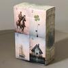 Silbernacht Lenormand Karten, 76 Stück Vintage Ölgemälde Stil Wahrsagekarten Doppelgeprägt 9*6cm Tragbare Größe