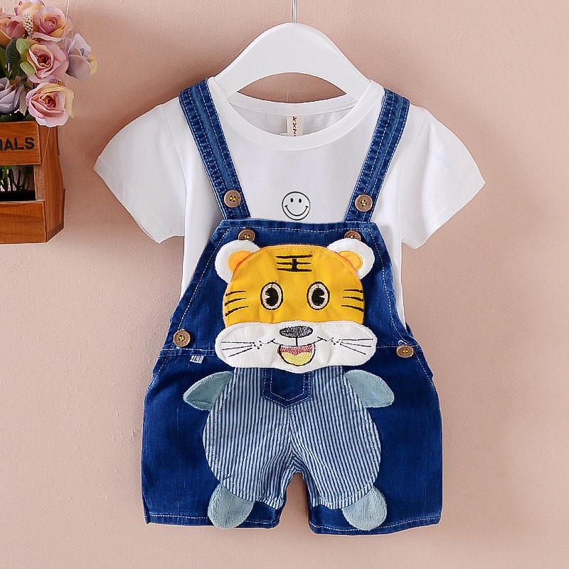 Children's Wear Children's Trousers Baby Children's Overalls Jeans Baby Summer Shorts