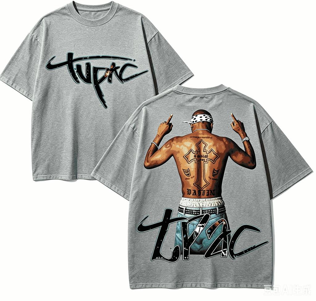 Tupac Shakur For Fan Gift Tshirt Unisex Unisex Harajuku Oversizedunisex Short Sleeve Streetwear High Quality Couples Classic Soft