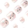 Wear Nail Silver Glitter Butterfly Sequins Toenails Wear Nails Nail Art Nail Pads Nail Pads Wear Nails