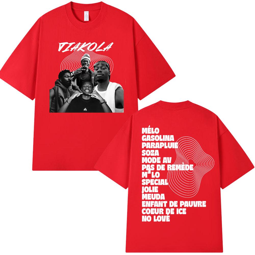 

Rapper TIAKOLA Album Tour Tshirt Unisexs Women Clothing Fashion Hip Hop Tshirts Casual Cotton Short Sleeves T Shirts Streetwear S