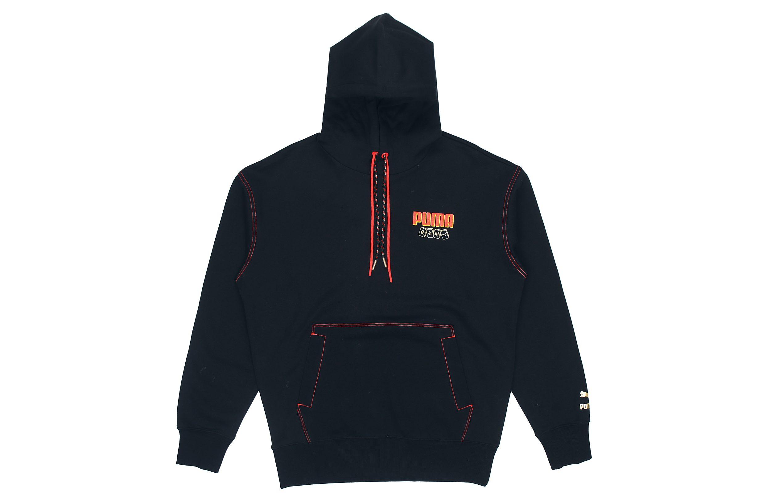 PUMA YOTOX Sweatshirts Men s Black Hooded Moderate Regular 531295-01 M