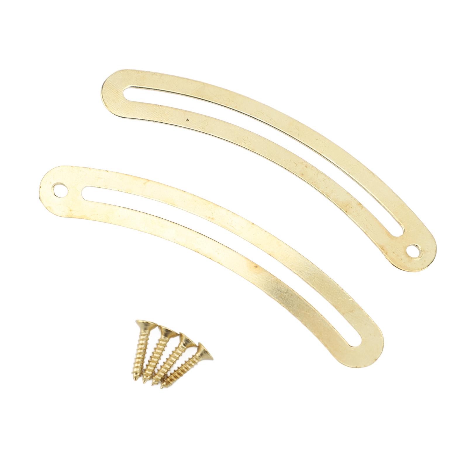 

100Pcs Lid Support Hinge Kit Soft Close Recurved Stay for Wooden Box Home Furniture Cabinet Jewelry Case 6.7x1cm