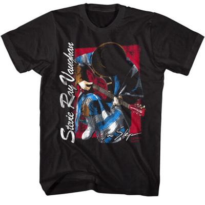 Stevie Ray Vaughan In Step Farbe Herren's T-Shirt Double Trouble Blues Rock Merch - Herren Sommer Baumwolle Grafik T-Shirt