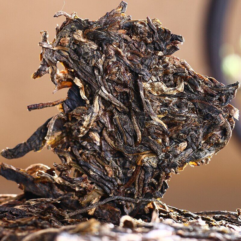 Chá Puer Shen 2012 Ano Haiwan Velho Camarada 9928 Lote 121 Chá Puer Cru 357g