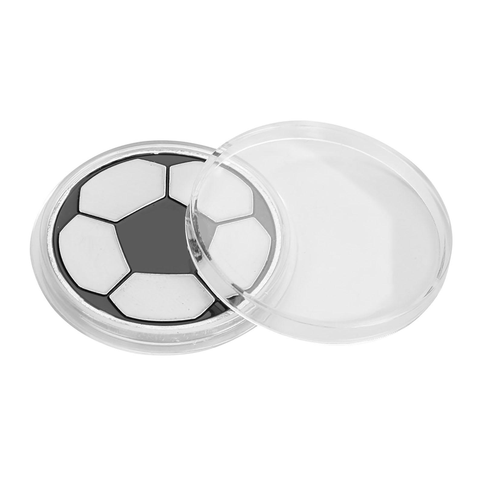 Football Throw, Two Sides with Different Patterns, Portable, Necessary for Football Fans and Players, with Plastic Case, for Football, Volleyball and