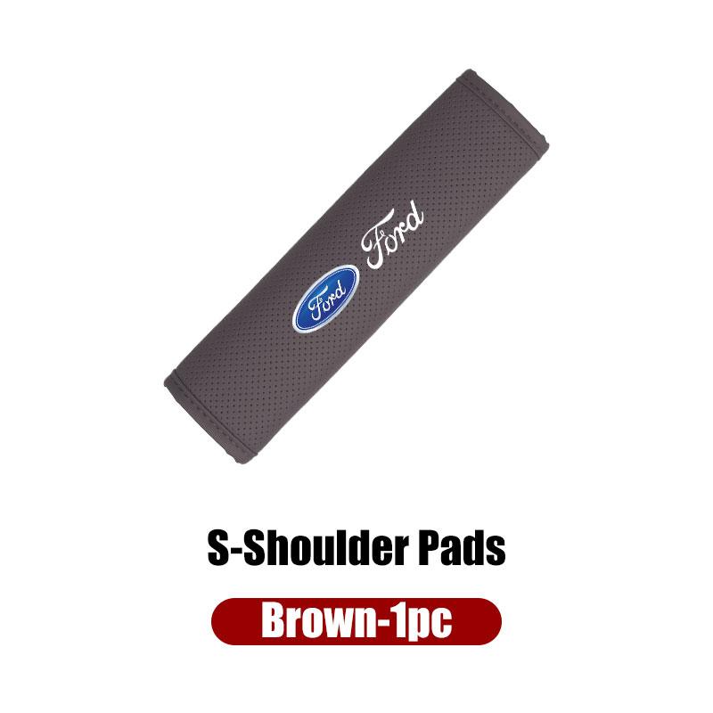 For Ford 1Set Car Seat Headrest Pillow With Seat Belt Shoulder Pad Cover Escort KA Flex Everest KA Expedition Falcon Fusion