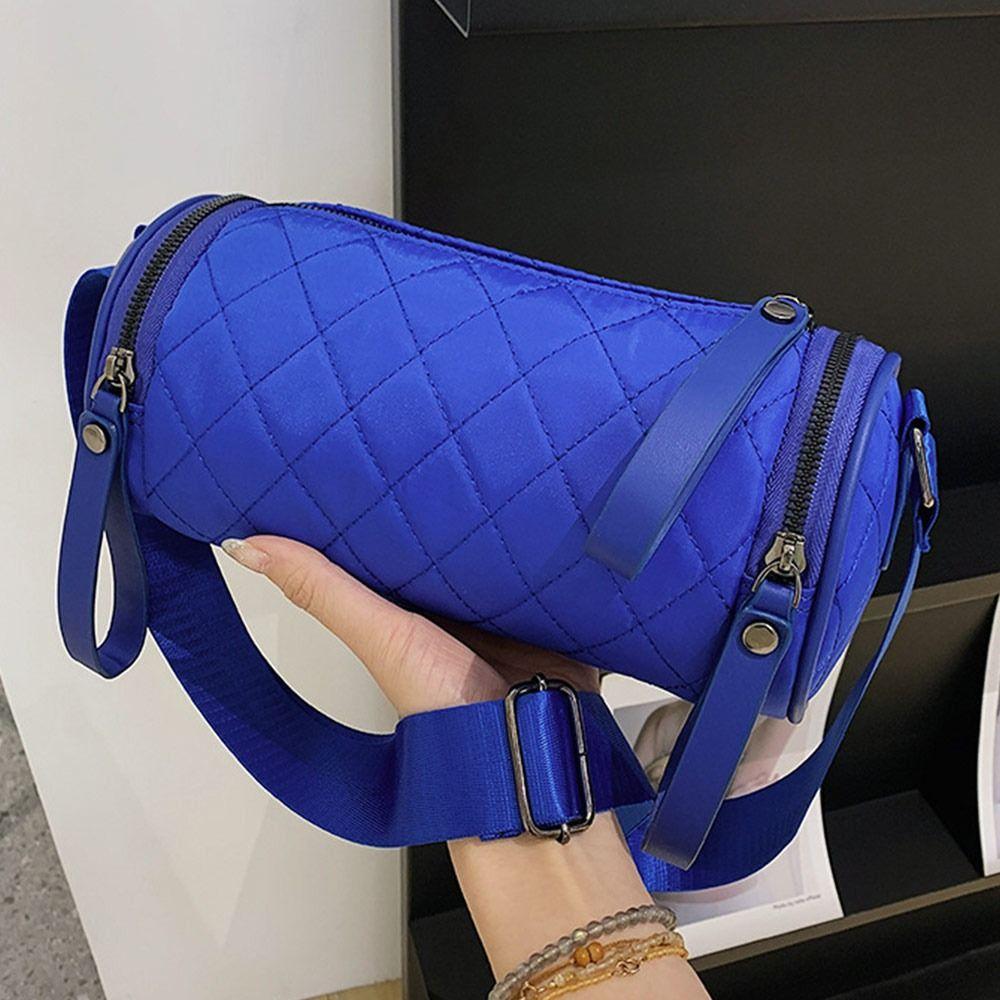 Cheap Fashion Cylinder Exquisite Women Pillow Bag Messenger Satchel