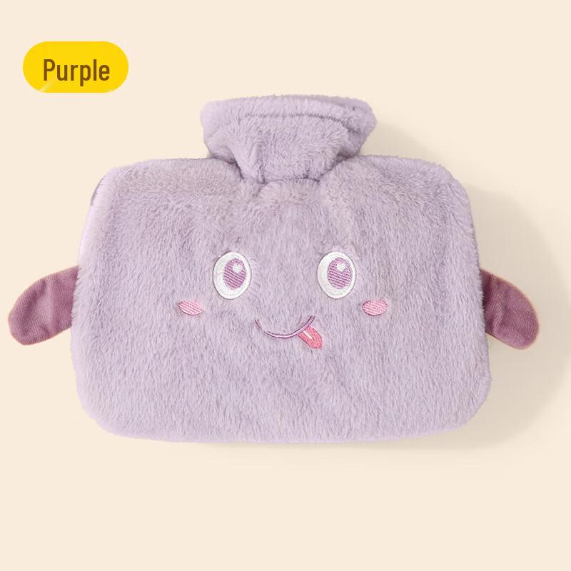 

Lexue er Rubber Hot Water Bottle with Embroidered Hand Cover