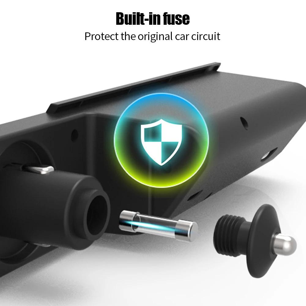 Car Charger Quick Charge Cigarette Lighter Splitter for QC4.0 QC3.0 PD Type-C For VW Passat B6/ B7/ B8/ ARTEON/ CC/ R36