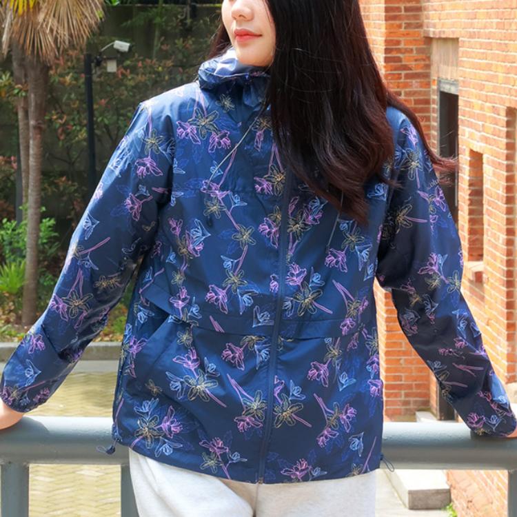 Columbia City Outdoor Series Fashion Versatile Windproof Breathable Long Sleeve Jacket Women jackets Dark-Blue WR7330-469