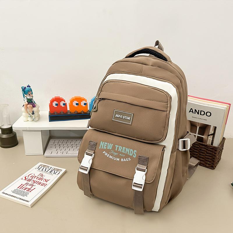 Large Capacity Student Schoolbag Lightweight Waterproof Women's Backpack Class Commuter Backpack