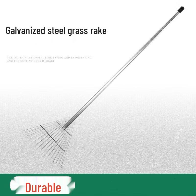 Heavy-Duty Stainless Steel Garden & Agricultural Rake
