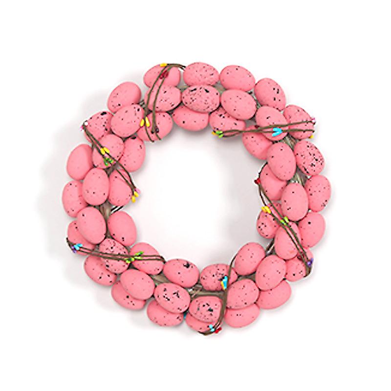 2026 Easter Garland Creative Easter Egg Element Wreath Window Door Garden Gate Decorative Hanging Holiday Party Decor Door Sign