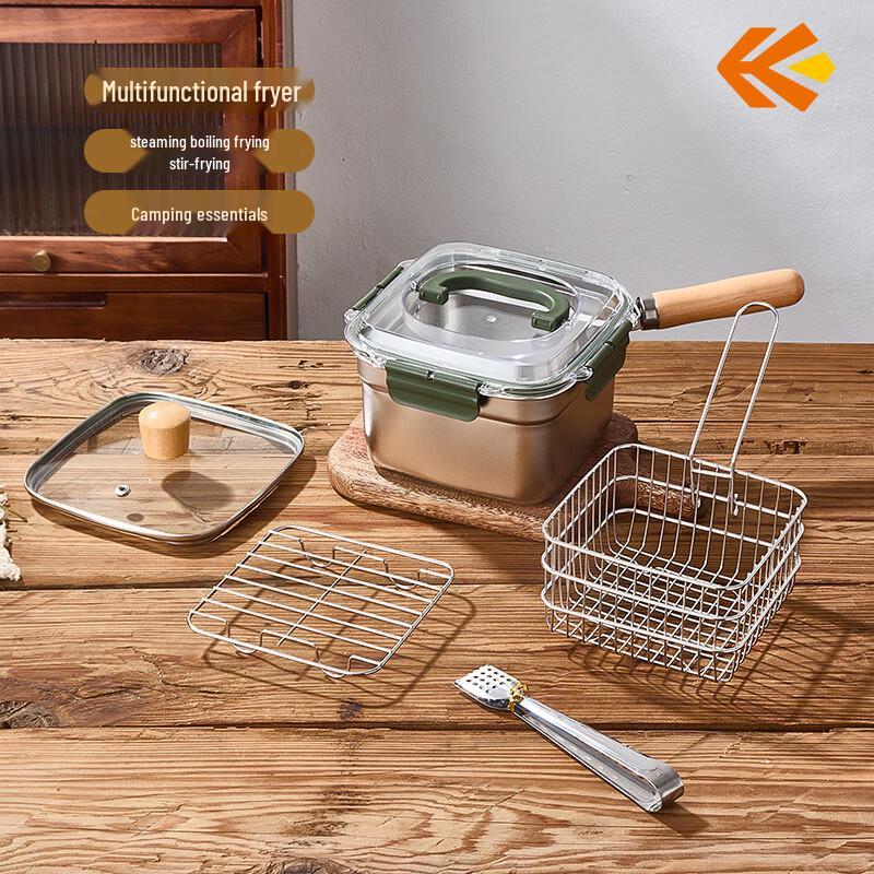 Mr. Jian Stainless Steel Multi-function Deep Fryer & Food Container