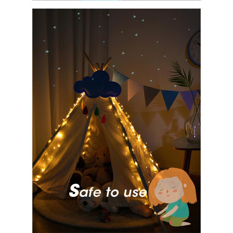 Solar String Lights Garland Christmas Decorative 8 Modes Fairy Lights Copper Wire For Outdoor Wedding Homes Party Garden