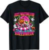 Just Waiting for Halloween Summerween Spooky Summer Skeleton Unisex T-Shirt