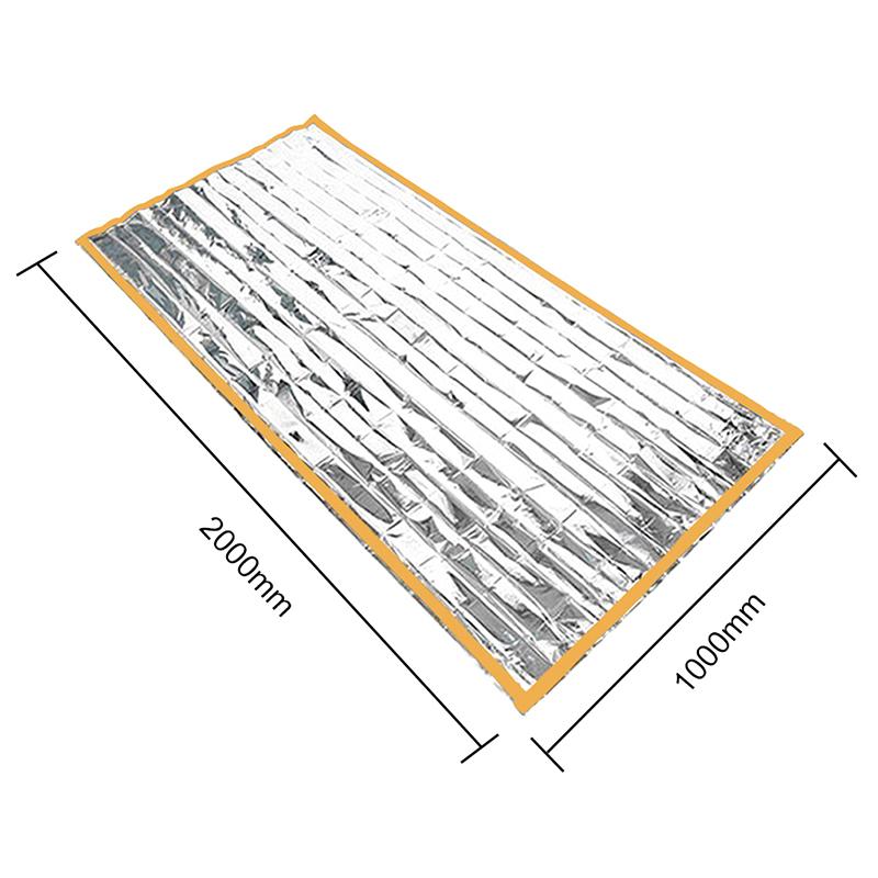 

New Portable Waterproof Emergency Survival Sleeping Bag Outdoor Edc Camping Gear Thermal Sack First Aid Rescue Kit Mylar Blanket