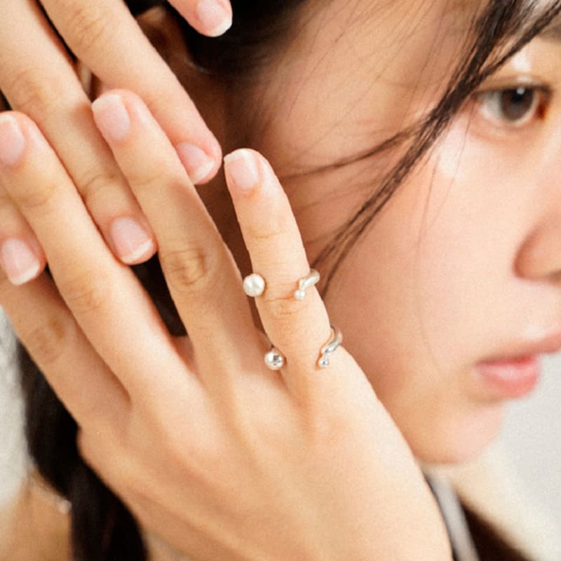 Moodydoo Baby dots ring