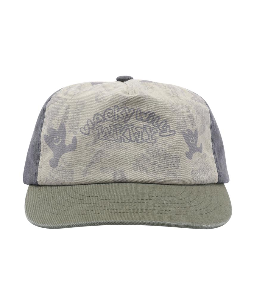 WACKY WILLY Graphic Half-Curve Cap Beige