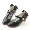 Spring new girls' shoes, small high-heeled leather shoes, princess shoes for older children, Korean-style children's shallow mesh trendy shoes