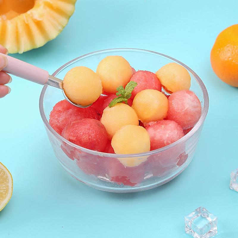 Multi Function Fruit Carving Knife Watermelon Baller Ice Cream Dig Ball Scoop Spoon Baller Kitchen Diy Cold Dishes Tools Gadgets