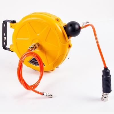 Automatic Retractable Hose Reel 180 Degree Swivel Bracket Tube 10M Workshop Equipment Tool Ceiling Wall Mounted