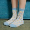 [BIARRITZ/26SS] Pepe Flower Painting Pattern Crew Socks 2 colors