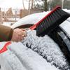 2 in 1 Snow Brush Multifunctional Lightweight   Angle Ice Scraper with Ergonomic Grip for Vehicle