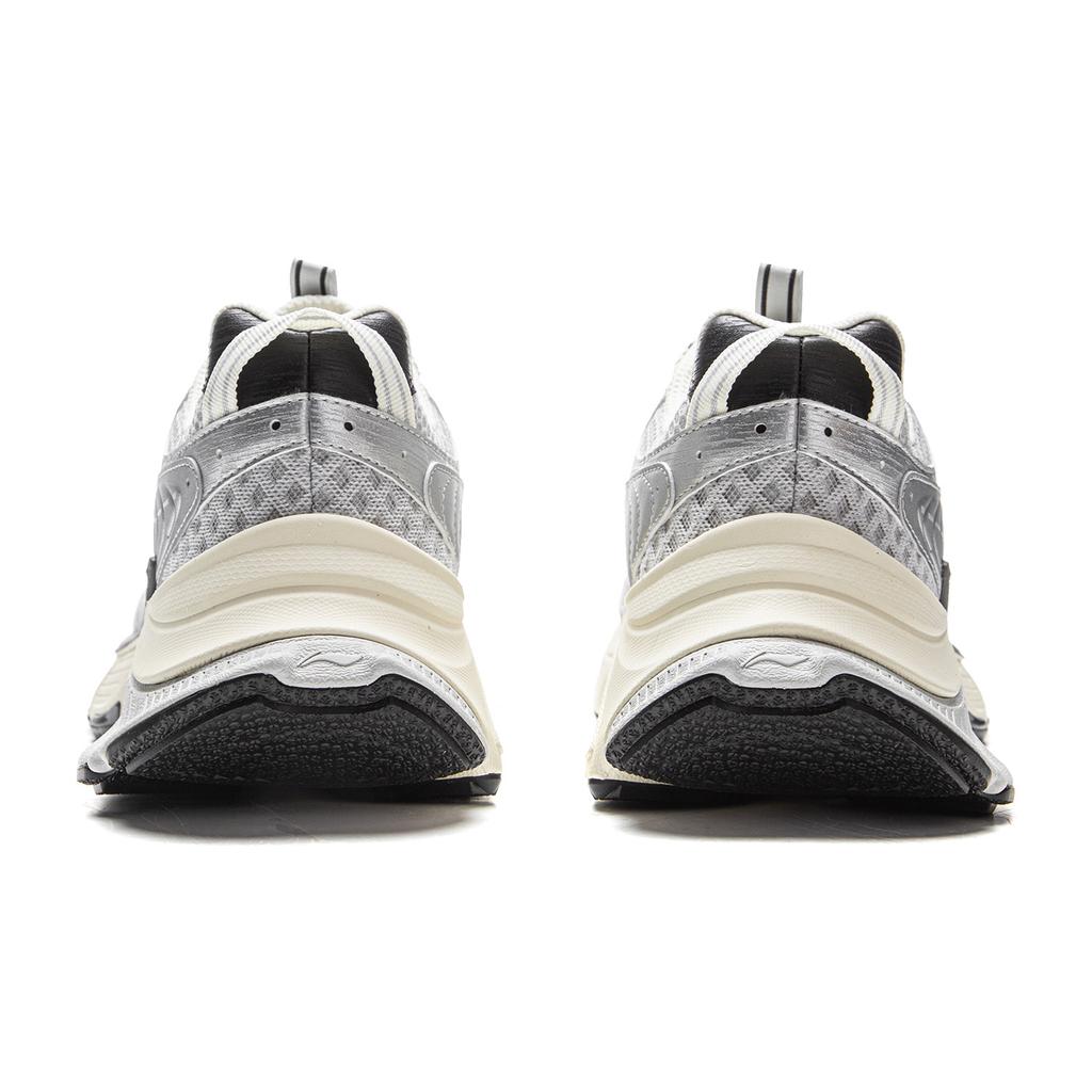 Li Ning Xingji Cushioning Abrasion Resistant Breathable Low top Chunky Sneakers Men's Gray Silver AGCV353-5