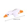 1PC Cute Duck Goose Plush Keychain Soft Stuffed Animal Pendant Fluffy White Goose Toy Kids Birthday Gift Keyring