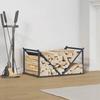 VidaXL Firewood Rack Anthracite 70x43x34.5 Cm, Fireplace Log Holder, Log Holder, Log Rack 864175